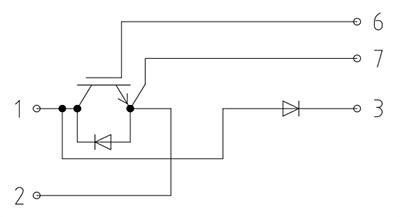 Application Circuit Diagram - Infineon Technologies TRENCHSTOP™ 62mm C-Series IGBT4 Modules